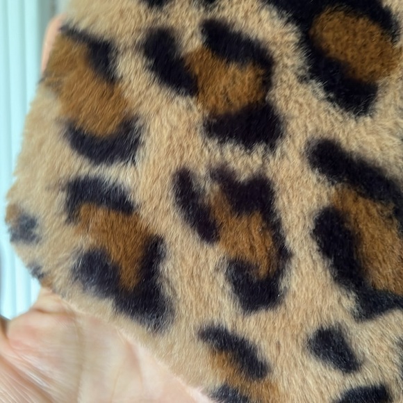 Blazer soft layering animal print cheetah leopard panther lined pocketed blazer - Picture 4 of 5